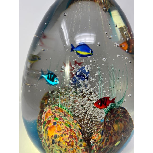 Contemporary Giant Murano Glass Aquarium For Sale - Image 3 of 9