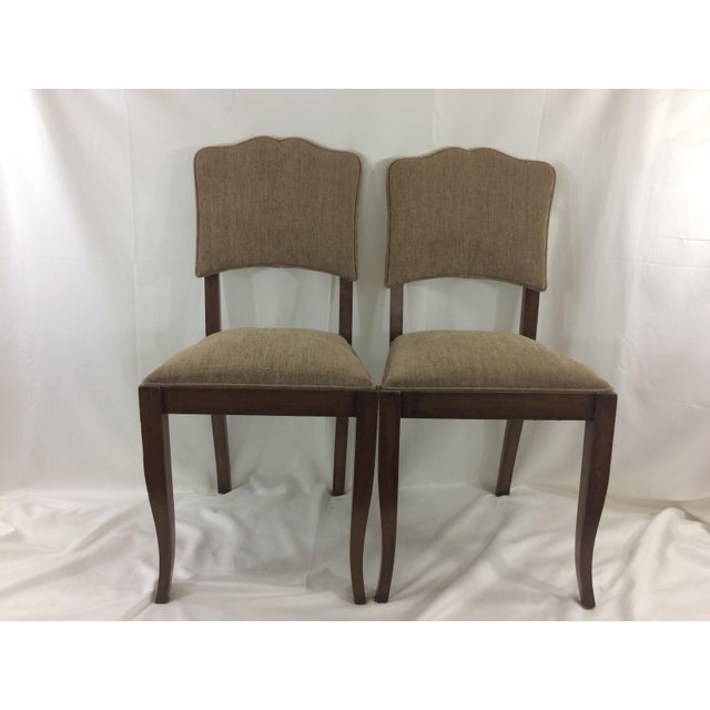 French Art Deco Chairs - A Pair For Sale - Image 6 of 6
