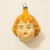 Glass Christmas Tree Baubles Angel Heads, 1890s, Set of 5 For Sale - Image 10 of 11