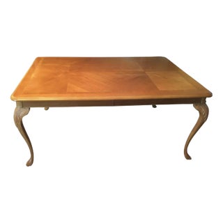 Chippendale Style Extendable Dining Table For Sale