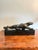 Mid 20th Century Art Deco Revival Black Panther Sculpture on Leatherized Pedestal Base For Sale - Image 12 of 12