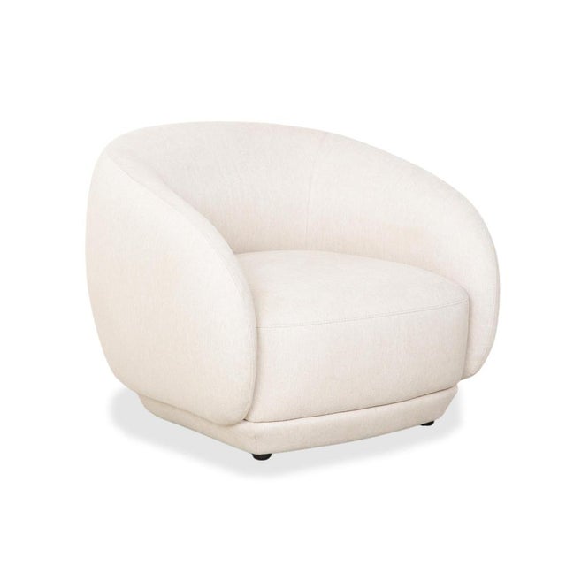 Set of Bolzano Fabric Armchair and Ottoman in Cream Beige from Boconcept For Sale - Image 10 of 18