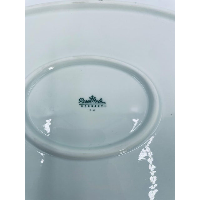 Ceramic Blue Porcelain Romanze Platter from Rosenthal, 1966 For Sale - Image 7 of 9