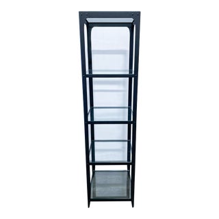Crate & Barrel Metal Etagere For Sale