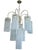 A spectacular 1970s Gaetano Sciolari nine-light chandelier, showcasing the designer's unmistakable blend of Italian...
