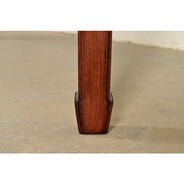 Antique Chinese Carved Rosewood Extension Dining Table With Mother of Pearl Inlay, Circa 1890s For Sale - Image 14 of 16