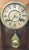 Antique New Haven "Maine Line" 8-Day Striking Stenciled Glass & Wood Case Mantel Clock For Sale - Image 9 of 18
