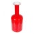 Otto Brauer/Holmegaard red glass vase. H: 31 , D: 11. No defects.