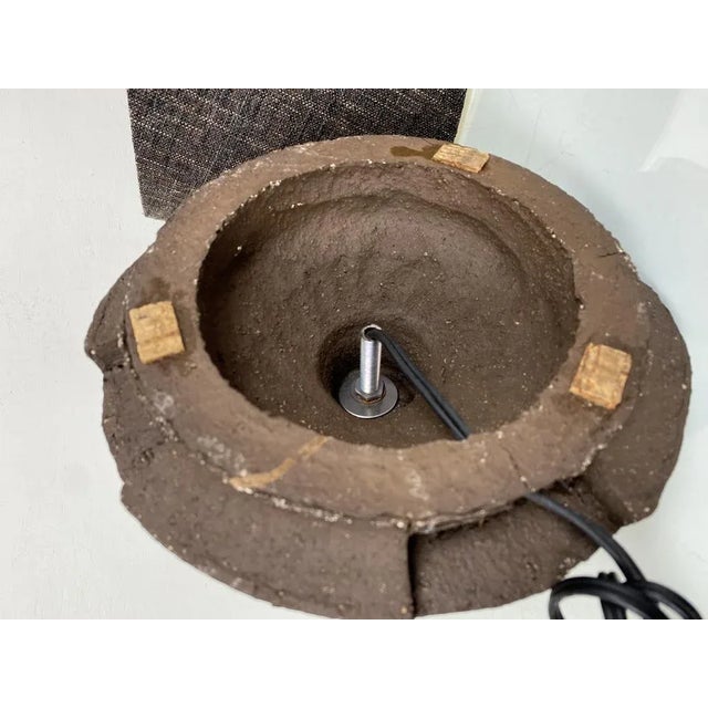 Mid-Century Brutalist Stone Table Lamp, 1960s For Sale - Image 12 of 14