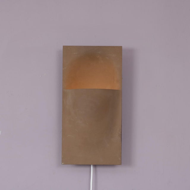 Vintage Balance Wall Lamp in Golden Coloured Metal from Raak Amsterdam, 1970s For Sale - Image 10 of 10