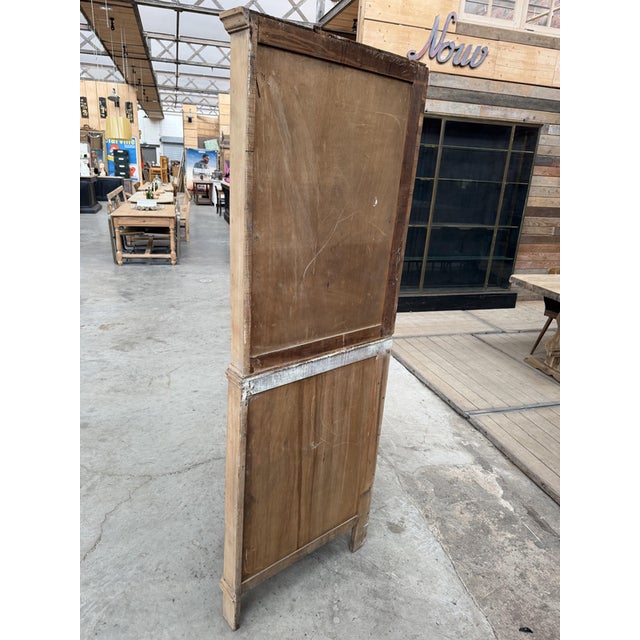 20th Century Elm Corner Cabinet, 1950s For Sale - Image 12 of 14