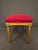 An elegant 19th-century French Louis XVI-style gilded bench, circa 1890, featuring a beautifully carved wood frame, a...