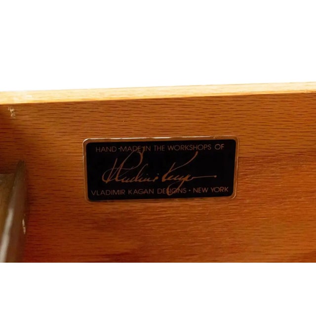 Vladimir Kagan Custom Hydraulic Bar Cabinet Sideboard for JFK Twa, 1960s, Signed For Sale In Los Angeles - Image 6 of 6