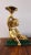 19th Century Gold Leaf Cherubs Mounted on Custom Faux Malachite Stands - a Pair For Sale In Boston - Image 6 of 13