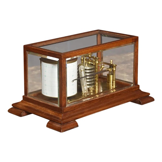 Walnut Cased Barograph For Sale