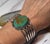 Vintage Native American Navajo Begay Sterling Silver Turquoise Cuff Bracelet For Sale - Image 16 of 18