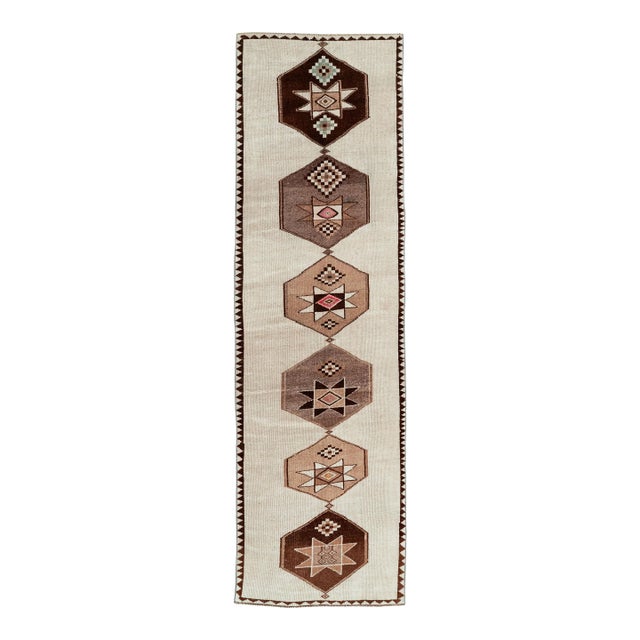 Galerie Shabab Collection Mid-20th Century Turkish Anatolian Runner For Sale