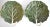 Green Portuguese Majolica Cabbageware Leaf Serving Bowls - a Pair For Sale - Image 8 of 8