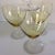 Canary Yellow Crystal Water/Wine Goblets - Set of 4 For Sale - Image 10 of 13