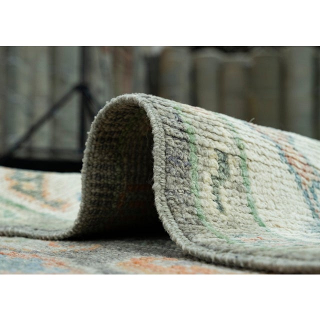 Textile Turkish Oushak Runner Rug 2'11" x 19' #17555 For Sale - Image 7 of 8