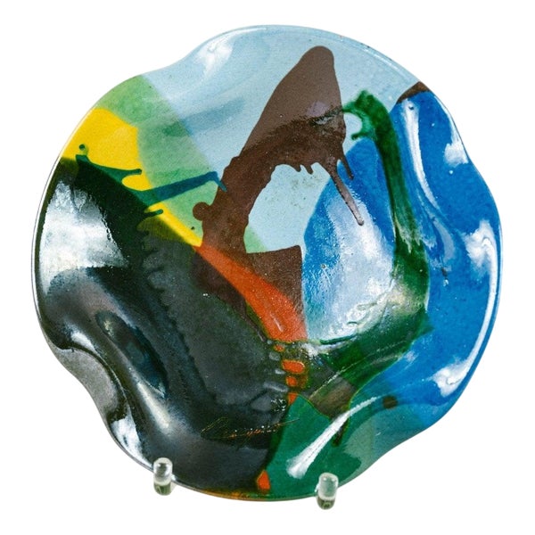 Spanish Ceramic Bowl, 1960s-1970s For Sale