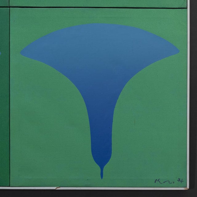 Kozo Inoue, Abstract Composition, 1974, Oil on Canvas For Sale - Image 9 of 13