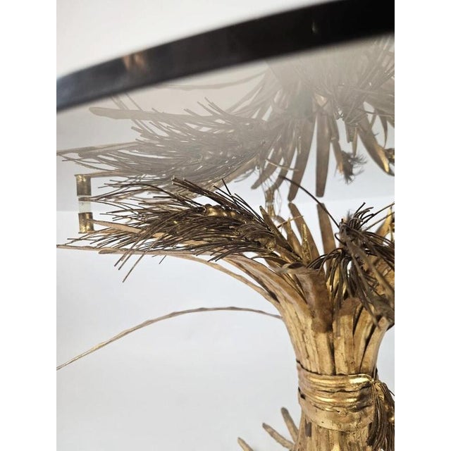 Sheaf of Wheat Side Table in the style of Chanel, 1970 For Sale - Image 6 of 9