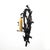 Freeform Wall Candelabra in Iron, Poland, 1960 For Sale - Image 4 of 5