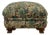 Vintage Tapestry Botanical - Floral Ottoman For Sale