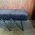 2020s Rivera Upholstered and Steel Bench For Sale - Image 5 of 7