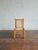 Vintage rustic rough-hewn log pole and hand woven raw hide side chair. In excellent condition. 16"W x 19"D x 30"H