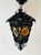 Venetian-Style Handcrafted Lantern Lamp with Amber Glass Panels, 1960s For Sale - Image 13 of 18