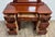 Late 20th Century Vintage Davis Cabinet Co Lillian Russell Victorian Style Walnut Vanity Desk For Sale - Image 5 of 16