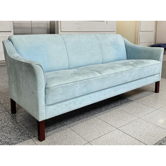 1960s 1960s Danish Modern Suite of Sofas & Armchairs- A Set of 4 For Sale - Image 5 of 18