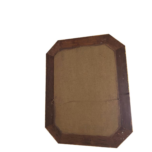 20th Century Italian Neoclassical Églomisé Mirror in White and Gold For Sale - Image 14 of 18