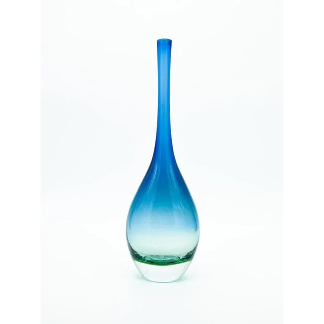 Mid-Century Modern Vase by Ernest Gordon for Åfors Kristall, Sweden. 1950s For Sale - Image 3 of 7