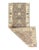 Traditional Gray Fine Hand Knotted Oushak Runner 2'7'' X 10' For Sale - Image 3 of 4
