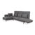 Moule Fabric Corner Sofa in Grey with Manual Function and Left Chaise Lounge from Brühl For Sale - Image 4 of 18