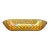 Vintage Indiana Glass Marigold Carnival Glass Oval Celery Dish With Lattice Diamond Pattern For Sale