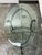 Late 20th Century French Art Deco Style Wrought Iron Oval Glass Coffee Table For Sale - Image 5 of 12