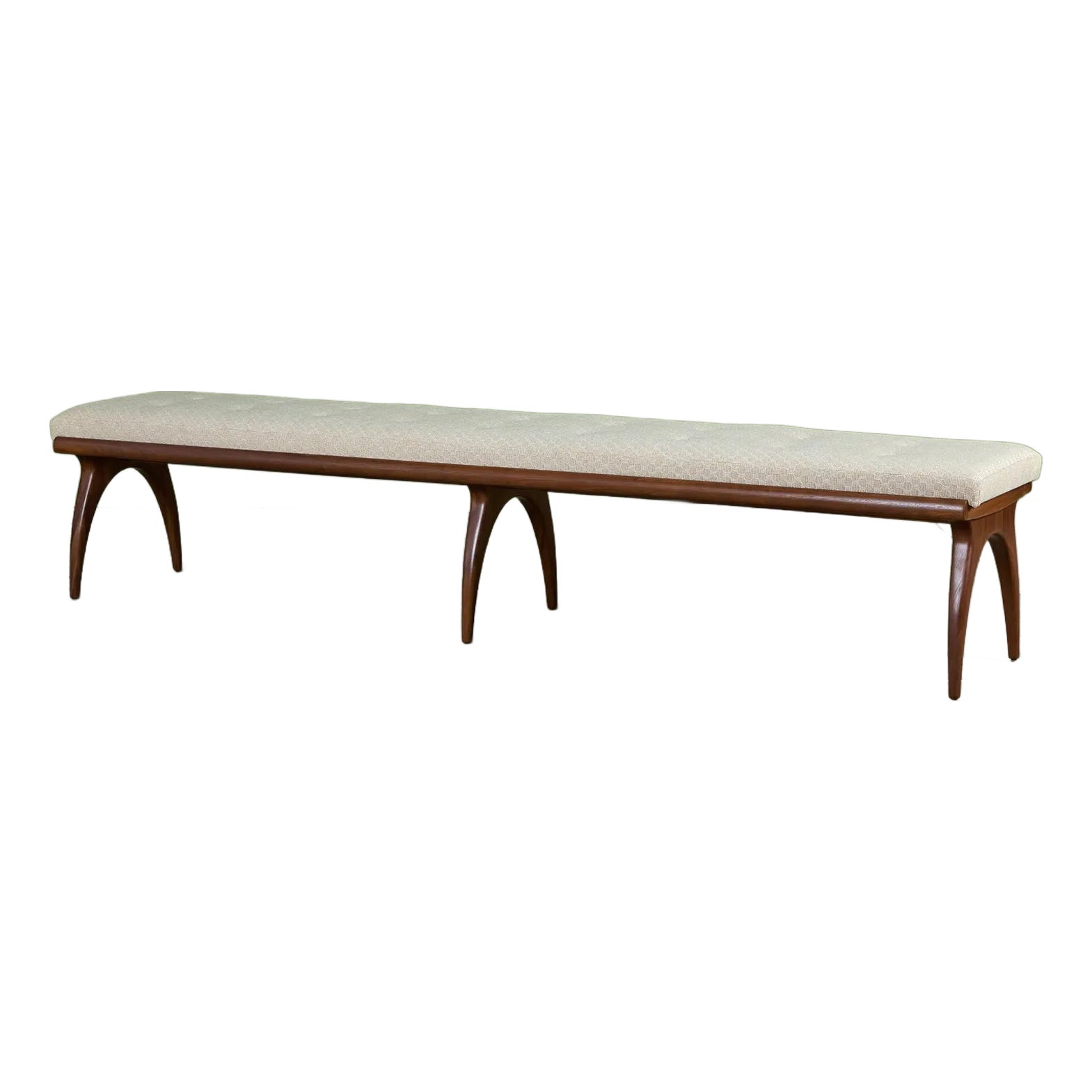 Bertha Schaefer Long Bench for Singer and Sons | Chairish