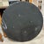 Vintage Brushed Stainless Steel Round Pedestal Dining Table For Sale - Image 4 of 12
