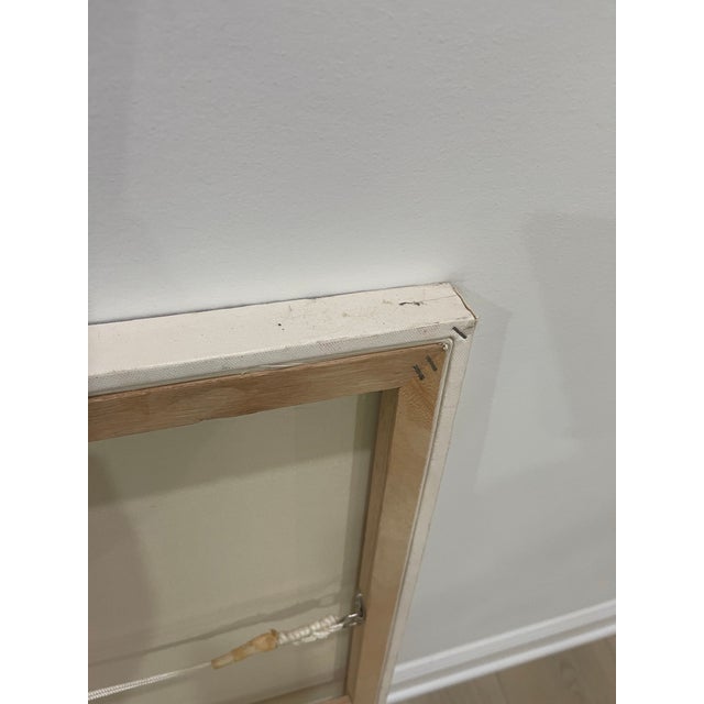 Burgundy Melissa Mailer Yates Painting Fuchsia Oil Painting For Sale - Image 8 of 10