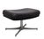 Black Leather Ottoman from Walter Knoll, Germany, 1970s For Sale - Image 9 of 9