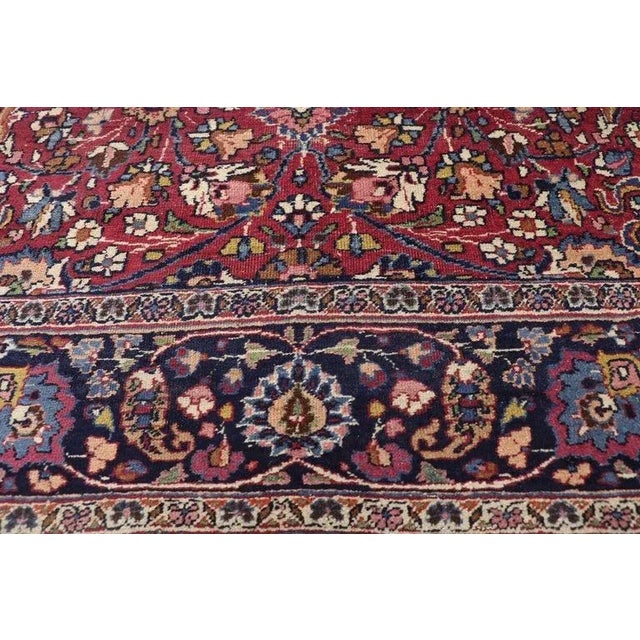 Antique Persian Mashhad Rug - 05'04 X 21'00 For Sale - Image 4 of 10