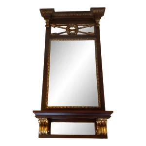 Late 20th Century Labarge Louis XVI Trumeau Mirror
