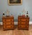 Georgian Revival Bedside Cabinets in Walnut, Set of 2 For Sale - Image 11 of 11