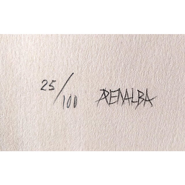 Alicia Penalba, Composition, 1970s, Lithograph For Sale - Image 3 of 5