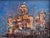 Impressionist-style oil painting of a Russian Orthodox Church. This piece is painted on board and framed, measuring 7.5” x...
