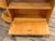 Mid Century Art Deco Inspired Rolling Bar Cart With Drop Front and Glass Bar Storage on the Reverse. For Sale In New York - Image 6 of 9